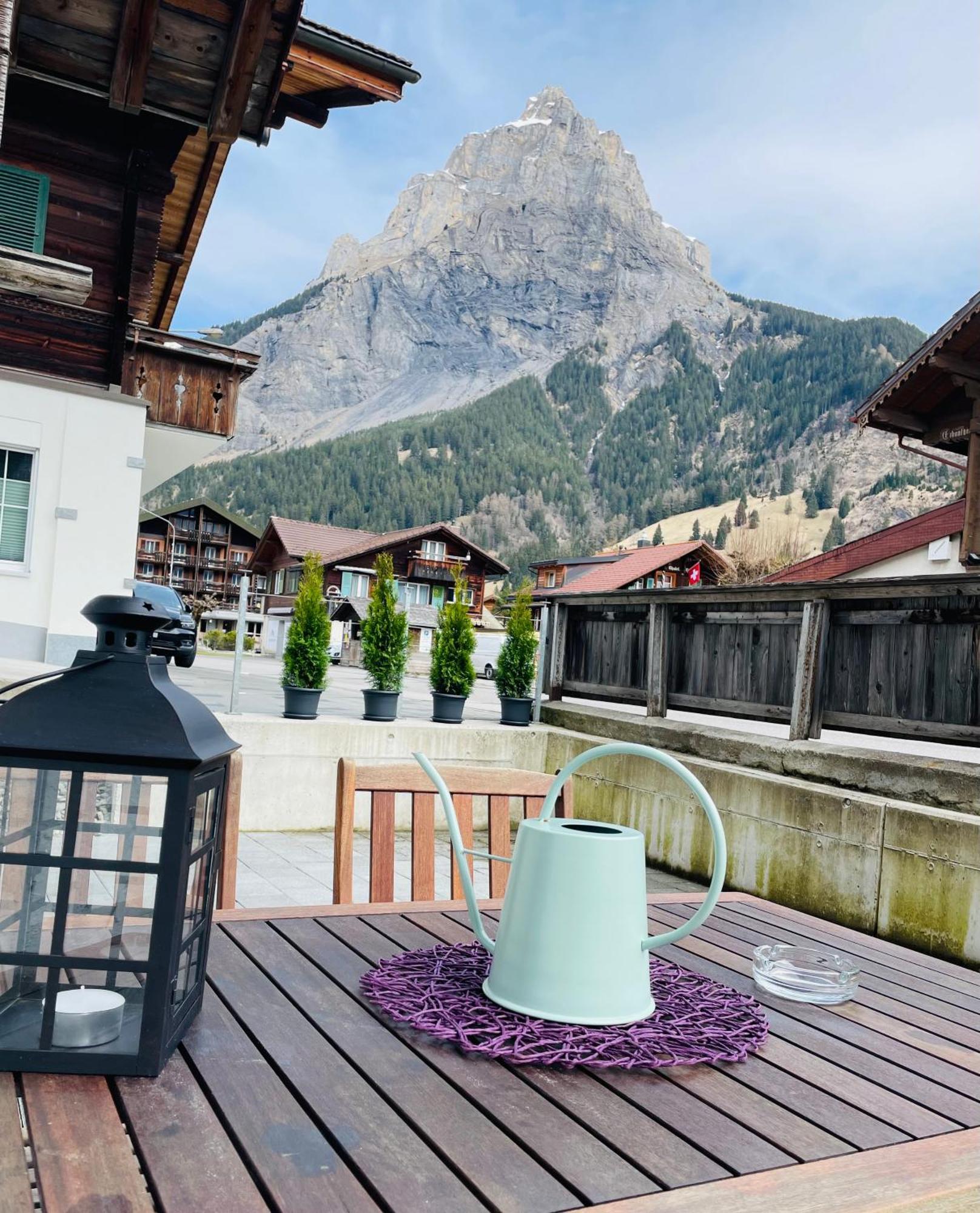 Charming, Well-Equipped Alpine Apartment Kandersteg Luaran gambar