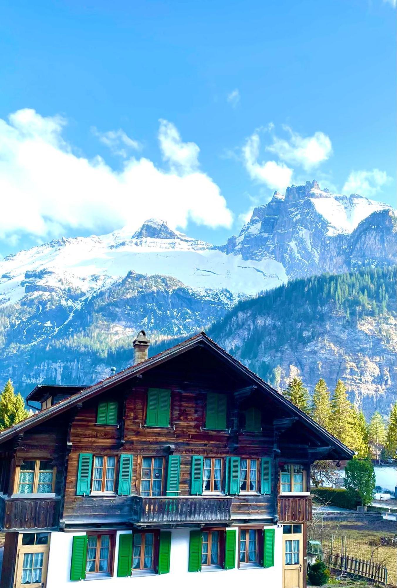 Charming, Well-Equipped Alpine Apartment Kandersteg Luaran gambar